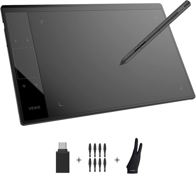 1748421990 51ezwyjkRfL. AC SL1500 VEIKK A30 V2 Drawing Tablet 10x6 Inch Graphics Tablet with 8192 Pressure Sensitivity Battery-Free Pen and Touch Pad, 4 Hot Keys Drawing Pad for Computer, Supports Mac Windows Android Linux Edu Expertise Hub Graphics & Design