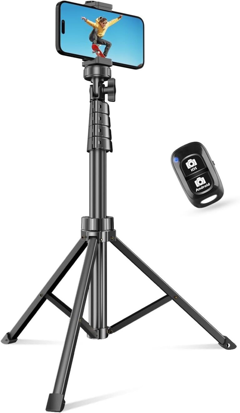 1748494163 51JMXGSMcTL. AC SL1500 SENSYNE 62" Phone Tripod & Selfie Stick, Extendable Cell Phone Tripod Stand with Wireless Remote and Phone Holder, Compatible with iPhone Android Phone, Camera Edu Expertise Hub Mobile phones