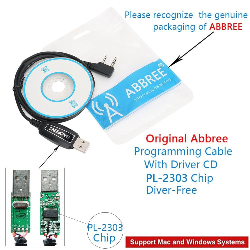 6198 aUw3EL. SL1000 BAOFENG USB Programming Cable PL2303 Support Chirp UV-5R,BF-F8HP Pro, 5RM,GM21,UV-5G Plus,UV-17R,K5PLUS,GM-15Pro GM-5RH Quansheng UV-K5 8 Handheld ham Radio with Driver Edu Expertise Hub Programming