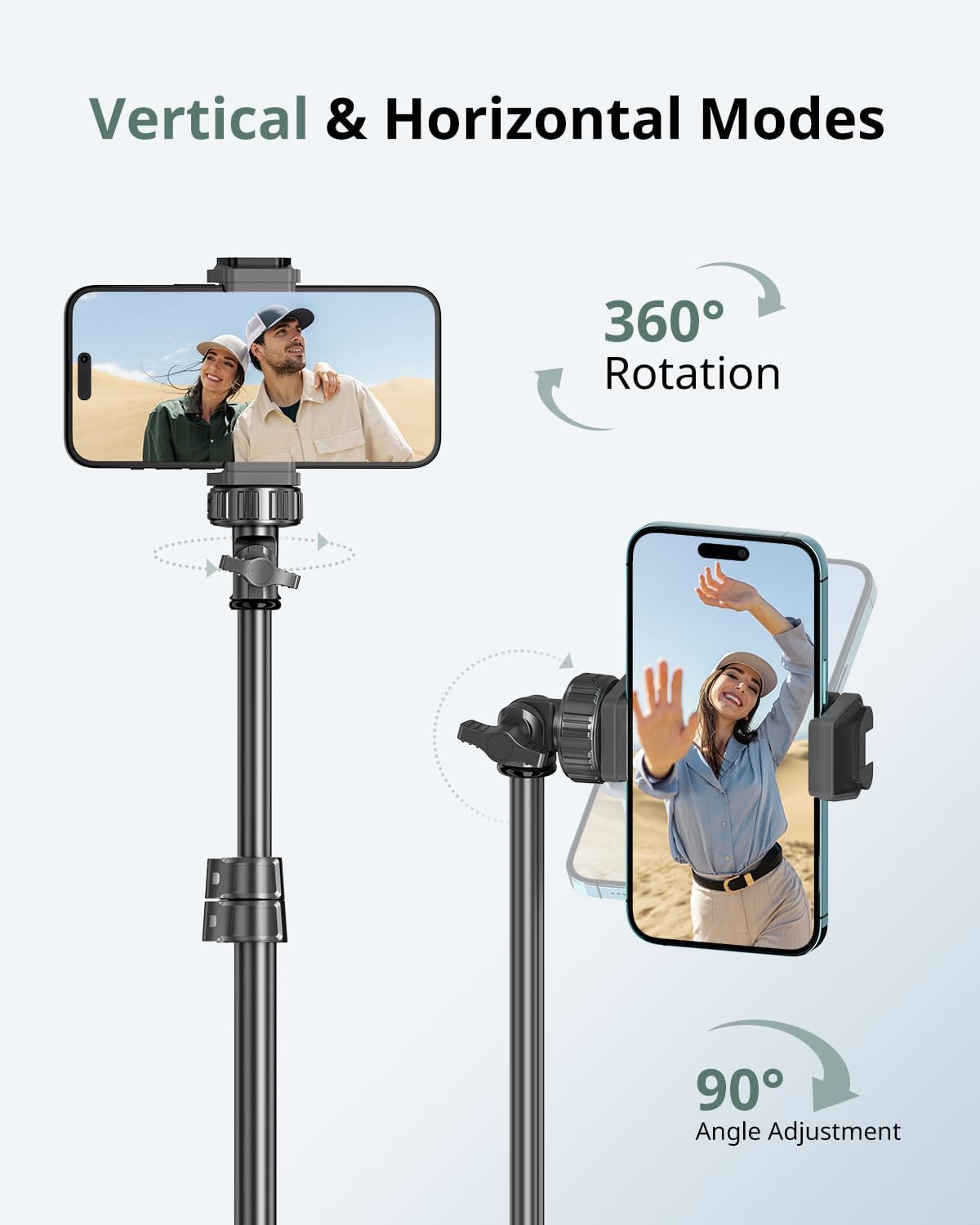 61Fr+zDvtDL. AC SL1500 SENSYNE 62" Phone Tripod & Selfie Stick, Extendable Cell Phone Tripod Stand with Wireless Remote and Phone Holder, Compatible with iPhone Android Phone, Camera Edu Expertise Hub Mobile phones