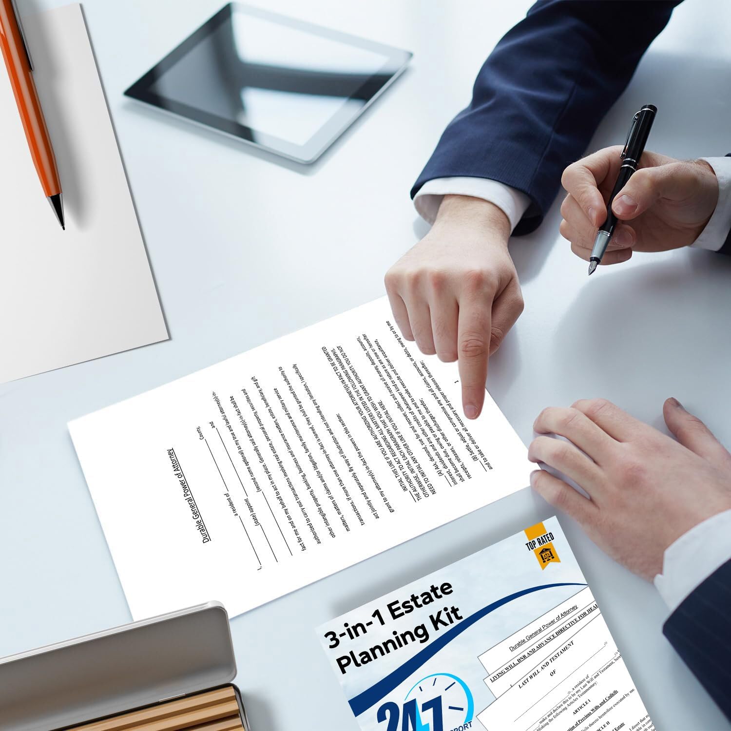 711ZVN4 Estate Planning Kit Includes Last Will and Testament, POA, Living Will and Medical POA and Detailed Instructions Live Legal Support Edu Expertise Hub Real Estate