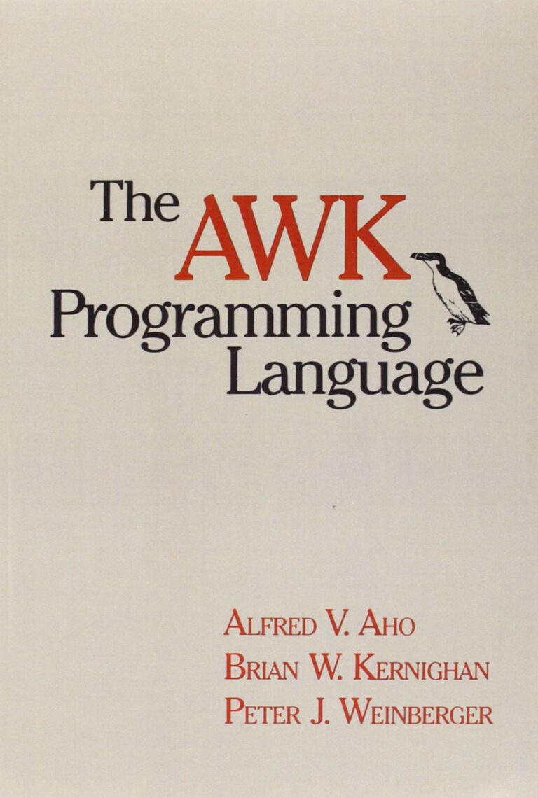 715UdTpoWL. SL1423 The AWK Programming Language Edu Expertise Hub Programming languages