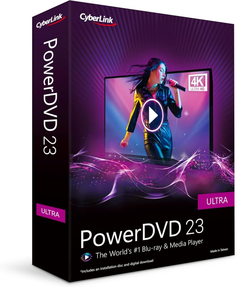 71t19a7EDL. AC SL1500 CyberLink PowerDVD 23 Ultra | Award-Winning Blu-ray, DVD, & Media Player Software | Play Virtually Any File Format [Retail Box with Download Card] Edu Expertise Hub Software