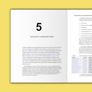 Spread of Windows Security Internals on yellow background