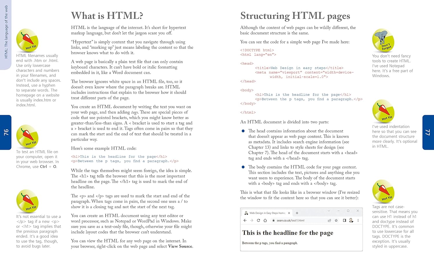 81t+ESiARVL. SL1500 Web Design in easy steps Edu Expertise Hub Web Browsers
