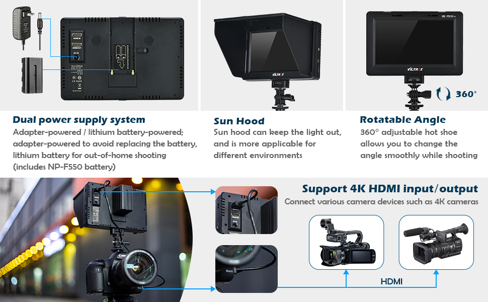 video camera monitor 4k