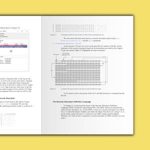 Spread of Windows Security Internals on yellow background