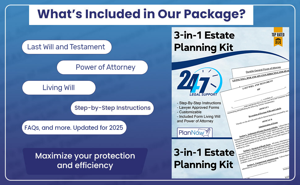 3 in 1 estate planning kit