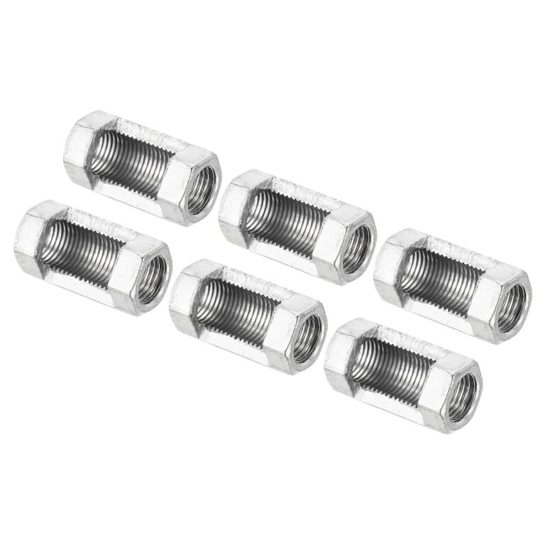1749757249 71HJXsSE3FL. SL1500 PATIKIL M10x1mm Hexagon Coupling Nut, 6 Pack 30mm Thread Zinc Plated Fastener Lamp Pipe Rod Connector Hex Hardware for Chandelier Ceiling Light DIY, Silver Edu Expertise Hub Hardware & DIY