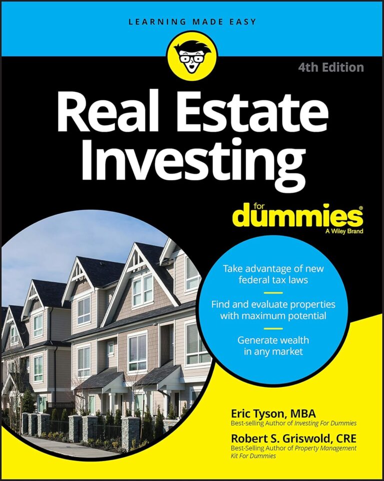 1749937891 81qcbTx6GEL. SL1500 Real Estate Investing For Dummies Edu Expertise Hub Real Estate