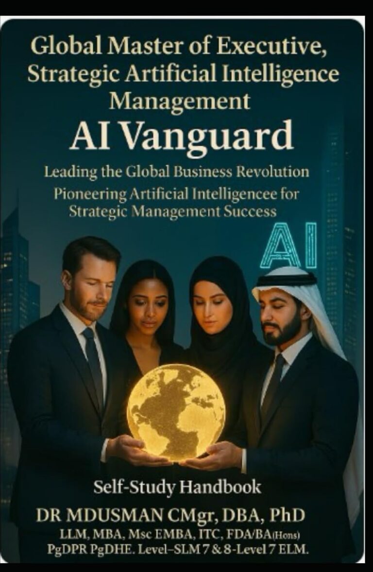 1750767453 61wkR3gH3jL. SL1500 Global Master of Executive, Strategic Artificial Intelligence Management AI Vanguard Leading the Global Business Revolution Pioneering Artificial ... Intelligence in Business & various sectors Edu Expertise Hub ai in business