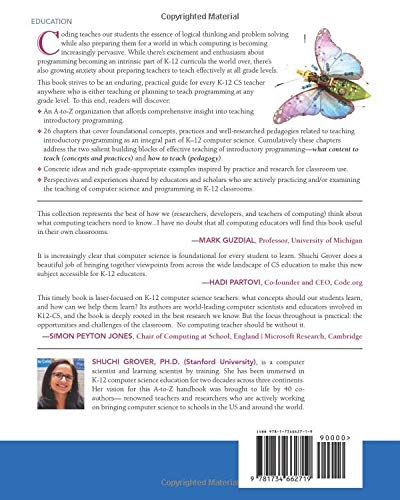 51TcDtgvjJL Computer Science in K-12: An A-to-Z Handbook on Teaching Programming (Black & White Edition) Edu Expertise Hub Computer science