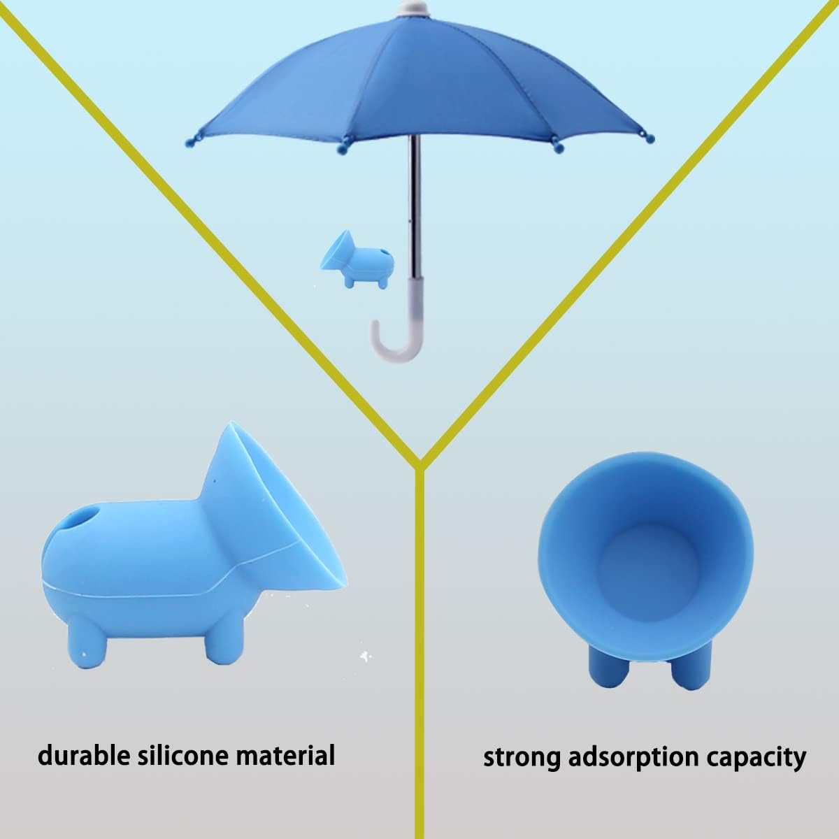 AXLORP Phone Umbrella for Sun - Cell Phone Umbrella Sun Shade Suction Cup Stand, Mobile Phone Holder with Universal Adjustable Anti-reflective Glare Blocking for Outdoor Edu Expertise Hub Mobile phones