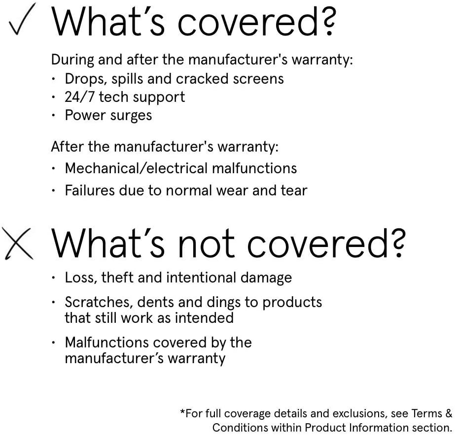 61MqSfD+OXL. AC SL1000 ASURION 2 Year Portable Electronic Accident Protection Plan ($60 - $69.99) Edu Expertise Hub Insurance