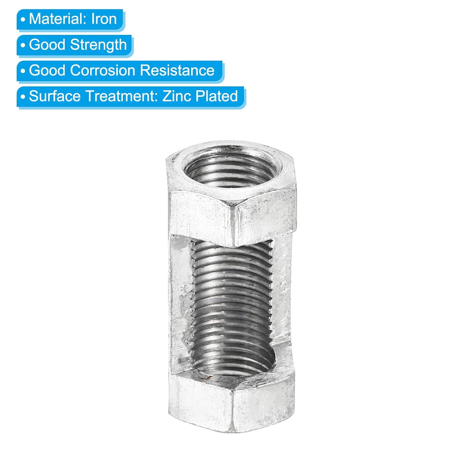 61nXi4epKVL. SL1500 PATIKIL M10x1mm Hexagon Coupling Nut, 6 Pack 30mm Thread Zinc Plated Fastener Lamp Pipe Rod Connector Hex Hardware for Chandelier Ceiling Light DIY, Silver Edu Expertise Hub Hardware & DIY