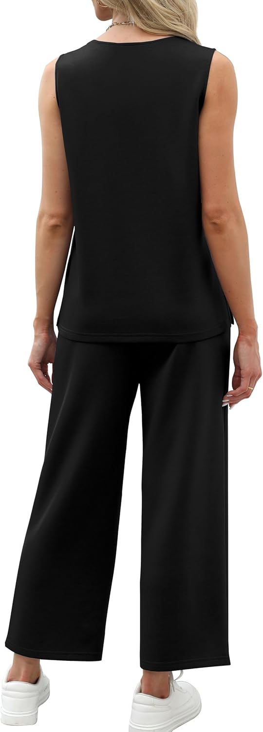 61p0tmPCnaL. AC SL1500 XIEERDUO Two Piece Sets for Women Summer Vacation Travel Outfits V Neck Lounge Matching Sets Edu Expertise Hub Women & Business