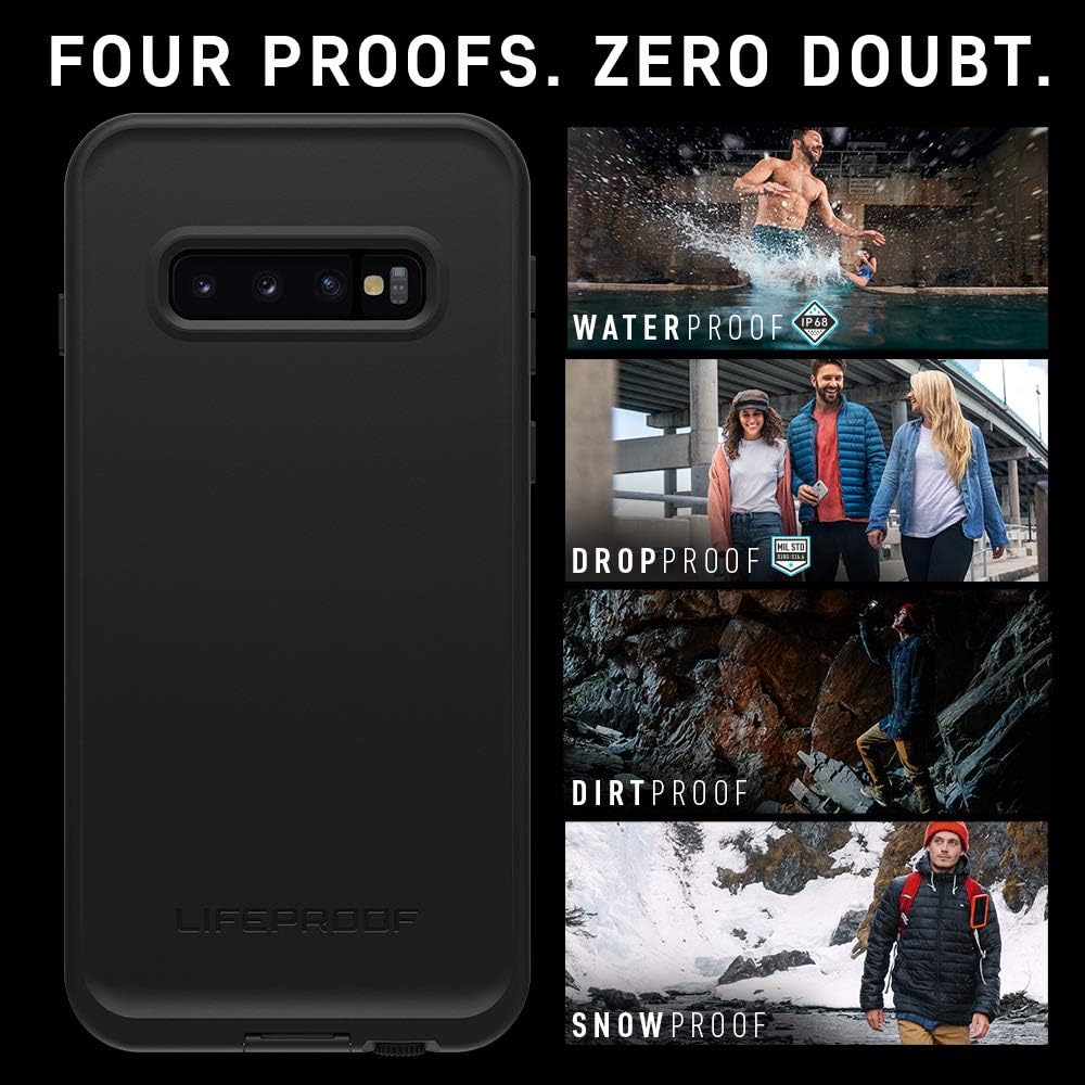 719us4921CL. AC SL1000 LifeProof FRĒ SERIES Waterproof Case for GALAXY S10 - Retail Packaging - ASPHALT (BLACK/DARK GREY) Edu Expertise Hub Web Marketing