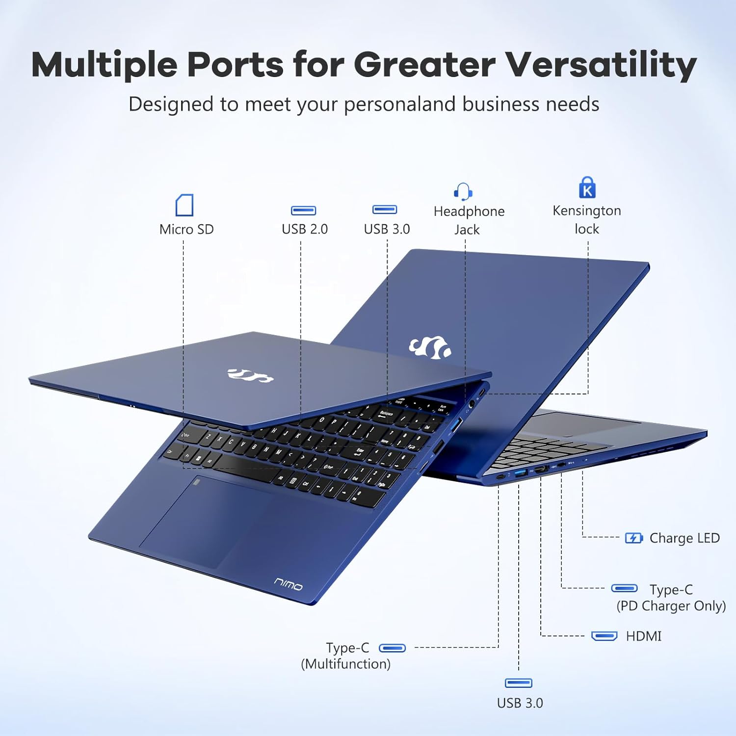 71ECNWVzAsL. AC SL1500 NIMO 15.6" FHD-IPS-Business-Laptop, 8 Cores Intel i5-12450H 16GB RAM 1TB SSD (Beat i7-11800H, Up to 4.4GHz) Backlit Keyboard Computer, 100W Type C Fingerprint WiFi 6 Numpad Win 11 Edu Expertise Hub Web Development & Design laptops desktops