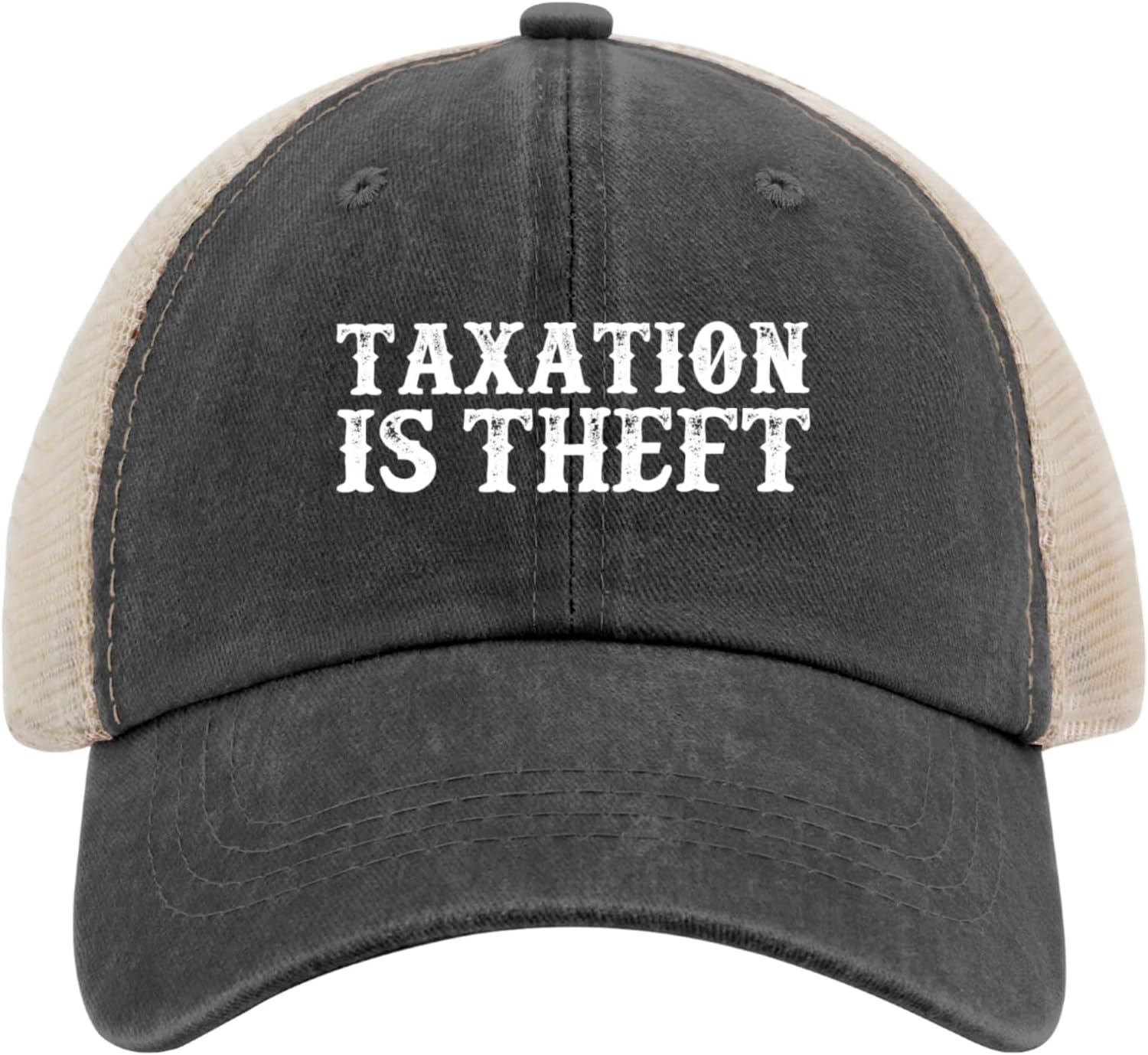 71keGWiuMNL. AC SL1500 Taxation is Theft Hat Trucker Hat Men Funny Mesh Cap for Summer Edu Expertise Hub Taxation