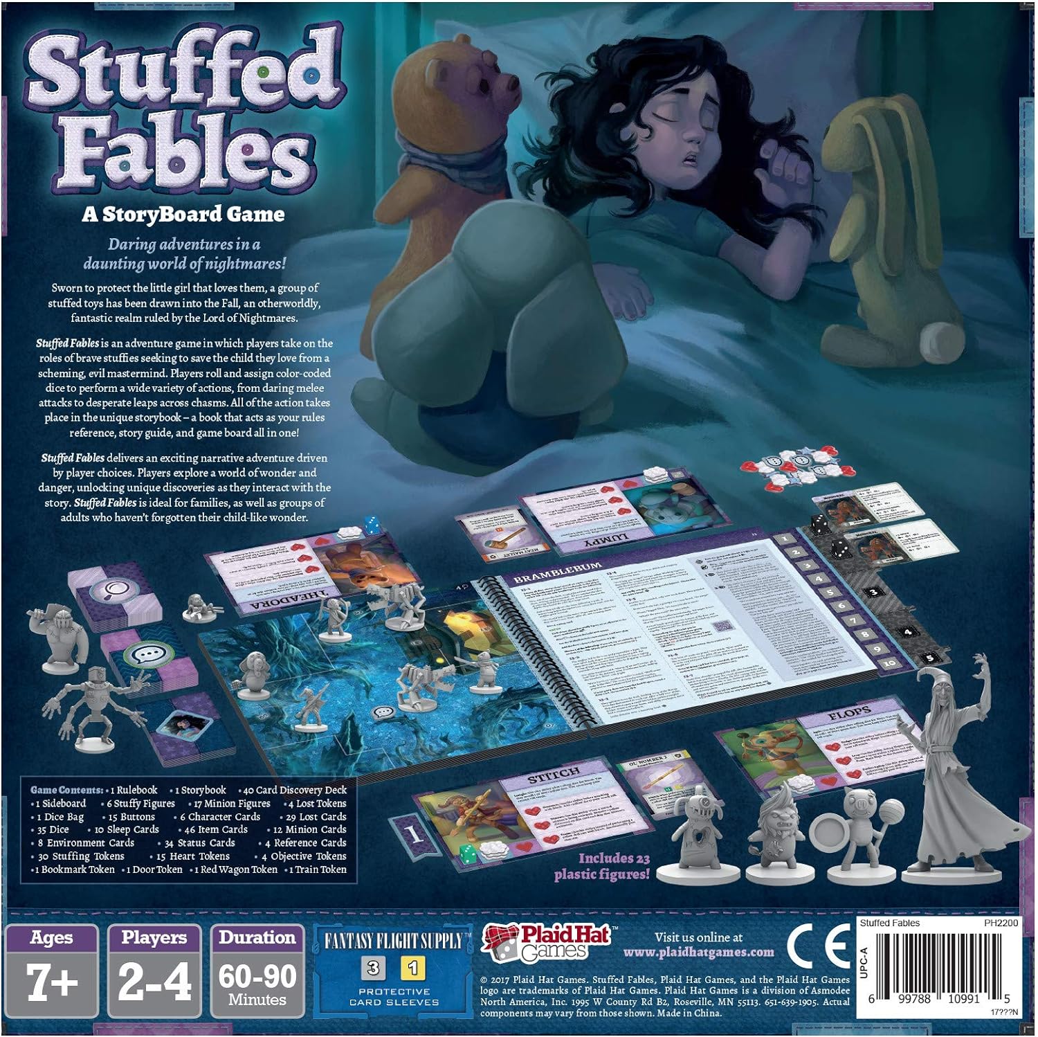 81Rms3rfCeL. AC SL1500 Stuffed Fables Board Game - Exciting Narrative Adventure! Cooperative Strategy Game, Fun Family Game for Kids & Adults, Ages 7+, 2-4 Players, 60-90 Minute Playtime, Made by Plaid Hat Games Edu Expertise Hub Games & Strategy Guides