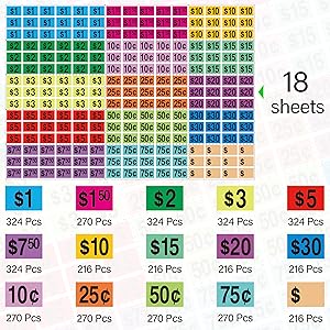 price tags stickers