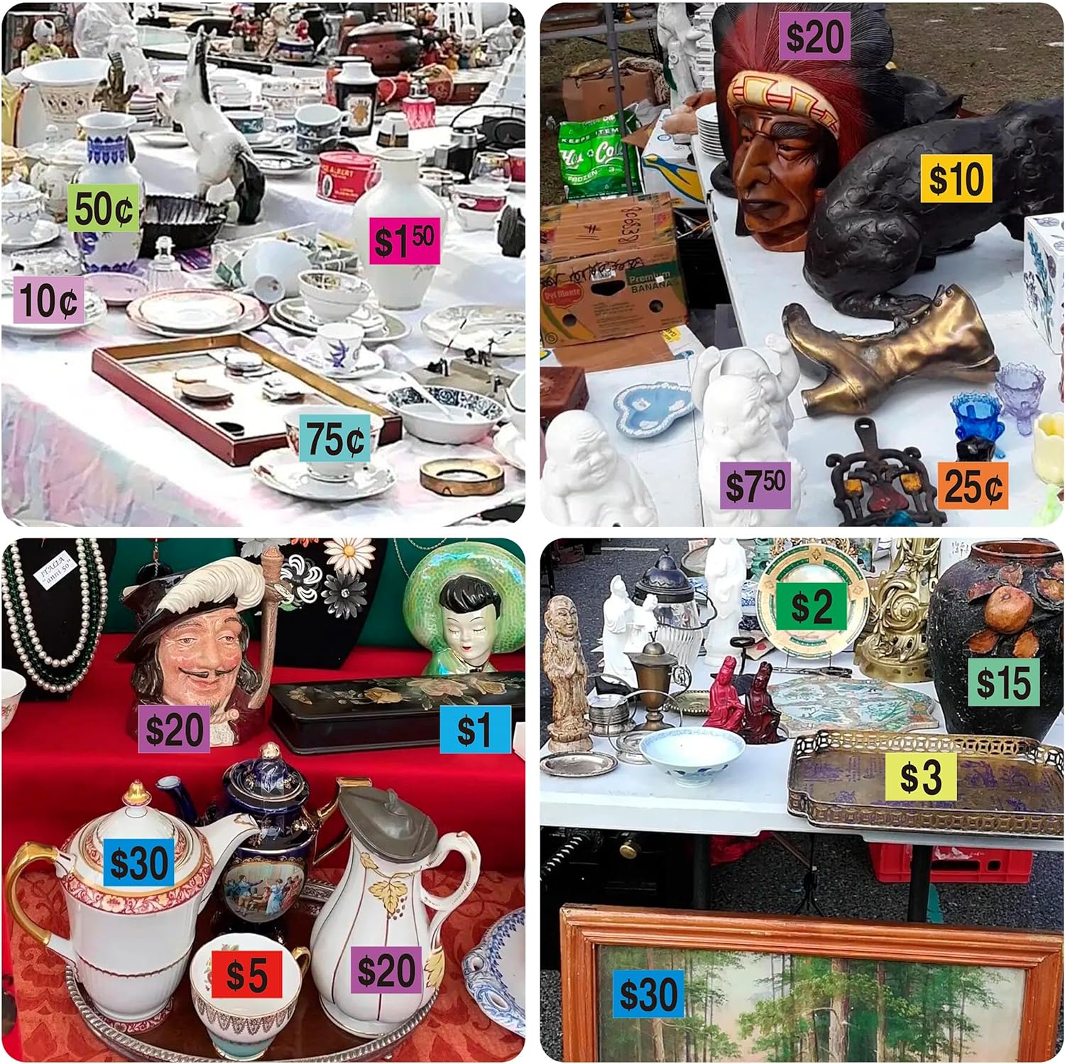 918K1pOAseL. AC SL1500 4050 PCS Garage Sale Stickers,1/2" X 3/4" Yard Sales Price Stickers,Rectangle Preprinted Price Labels for Flea Markets,Retail Use Edu Expertise Hub Marketing & Sales