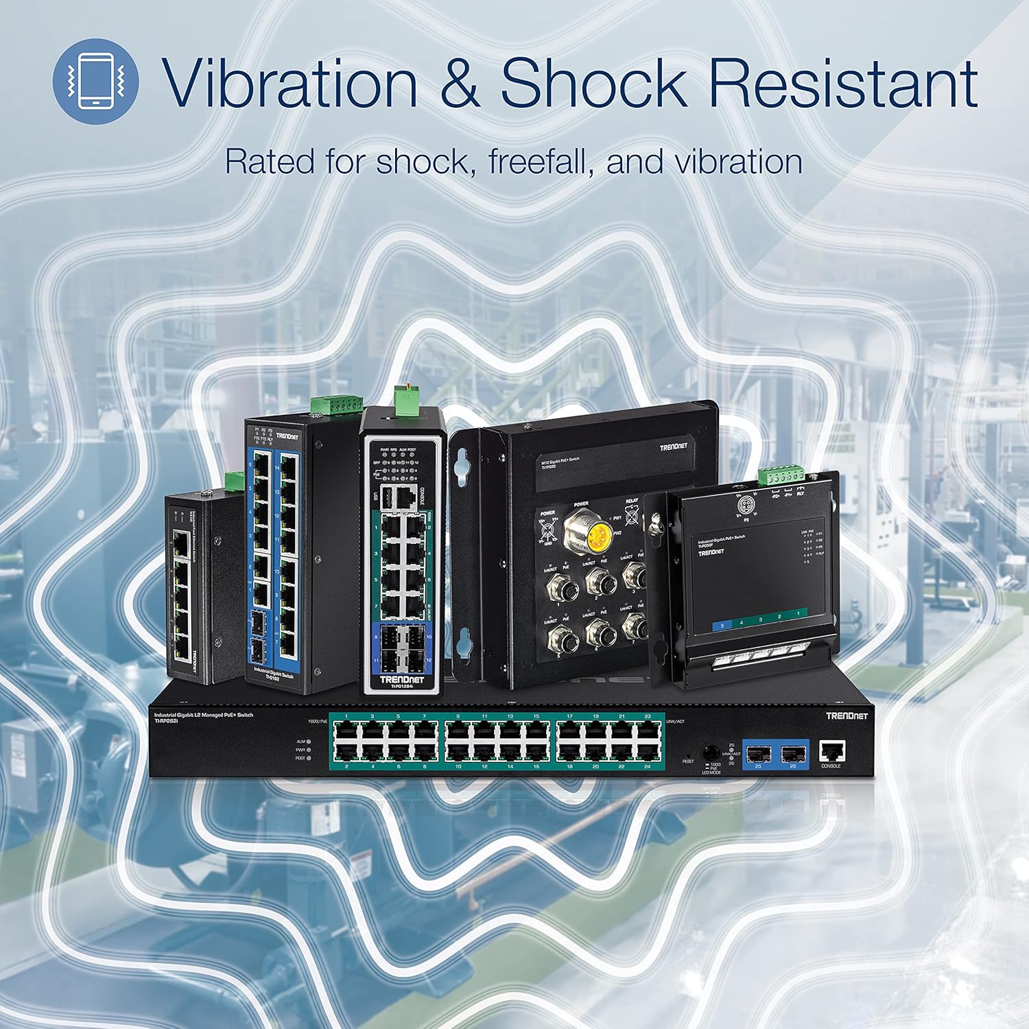 91eczORqeaL. AC SL1500 TRENDnet 5-Port Industrial Fast Ethernet DIN-Rail Switch, TIE50, 5 x Fast Ethernet Ports, IP50 Rated, Extreme Temperature Operating Range, 1Gbps Switching Capacity, Lifetime Protection Edu Expertise Hub Industries