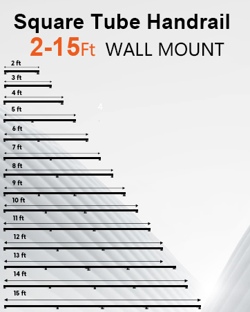 square tube handrail