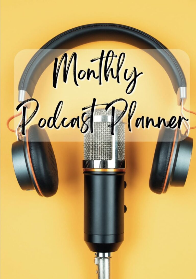 1752138745 61jud YUzPL. SL1422 Monthly Podcast Planner and Weekly Episode Plan.: Host Organizer Notebook Edu Expertise Hub Podcasts & Webcasts