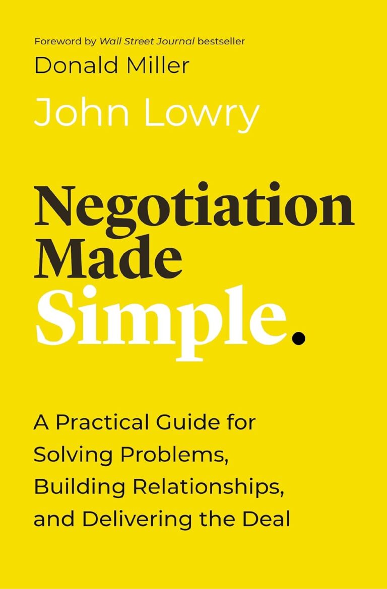 1752283226 71naNrk2r7L. SL1500 Negotiation Made Simple: A Practical Guide for Solving Problems, Building Relationships, and Delivering the Deal (Made Simple Series) Edu Expertise Hub Web Marketing