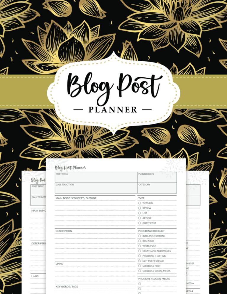 1752463524 71WGApYOFeL. SL1293 Blog Post Planner: Master Your Blogging with 140-Page Content Planning, Creative Writing and SEO Optimization Log Book for 139 Posts Edu Expertise Hub Blogging & Blogs