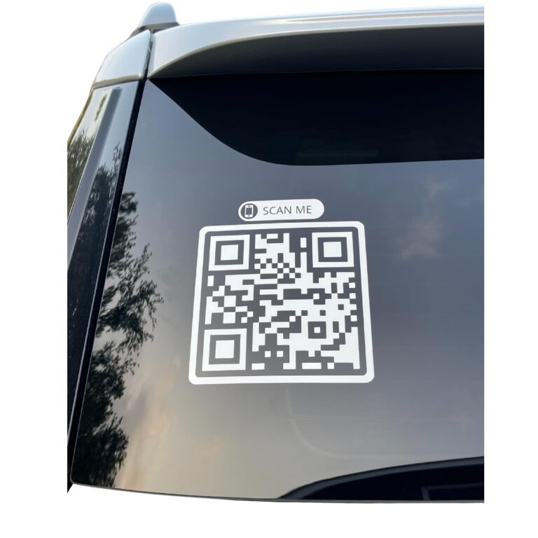 1753474037 61qj1j4iUvL. SL1080 Custom QR Code Car Decal Personalized Website or Social Media Business Car QR Code Decal Edu Expertise Hub Social Media for Business