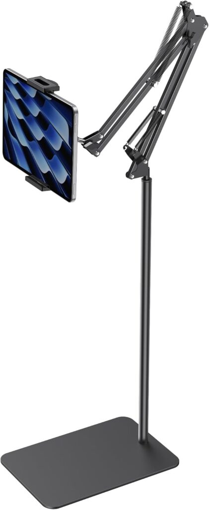 1753509485 61xJHbLeElL. AC SL1500 InnoGear Tablet Floor Stand, Overhead Bed Phone Stand Adjustable Holder Universal Floor Stand Compatible with iPhone iPad Pro Air Mini, Samsung Tab, Kindle, E-Readers (Large) Edu Expertise Hub Tablets & E-Readers