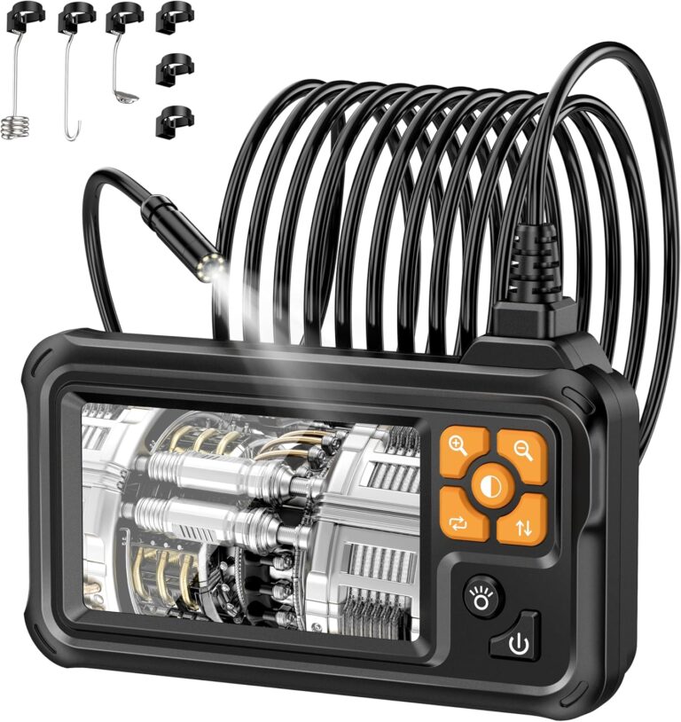 1753581717 81fpTYSU3pL. AC SL1500 1080P Industrial HD Digital Borescope, Lightswim 4.3" IPS Endoscope Inspection Camera with Handheld IP67 Waterproof Snake Sewer with 8 LED Lights 5M Semi-Rigid Cable Edu Expertise Hub Industries