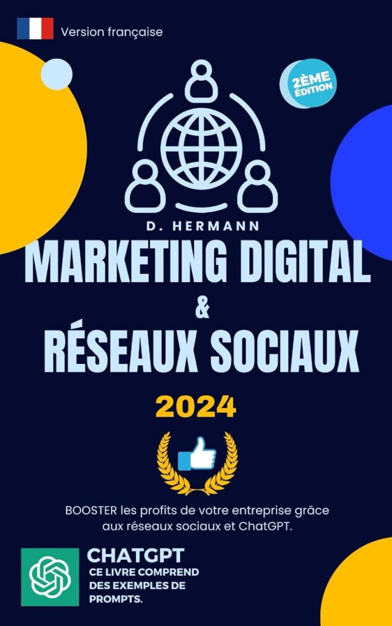 1753582207 61ZEYXHIY9L. SL1500 Marketing digital & Réseaux sociaux: Booster les bénéfices de votre entreprise grâce aux réseaux sociaux. Apprenez les dernières techniques en un ... au service de votre succès) (French Edition) Edu Expertise Hub digital marketing