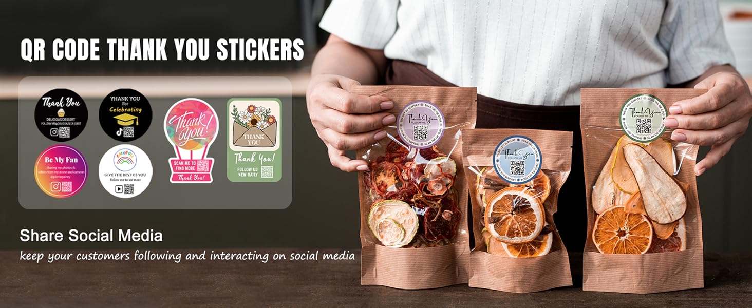 thank you stickers