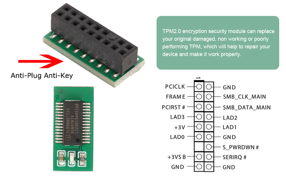 LPC 18Pin Security Module