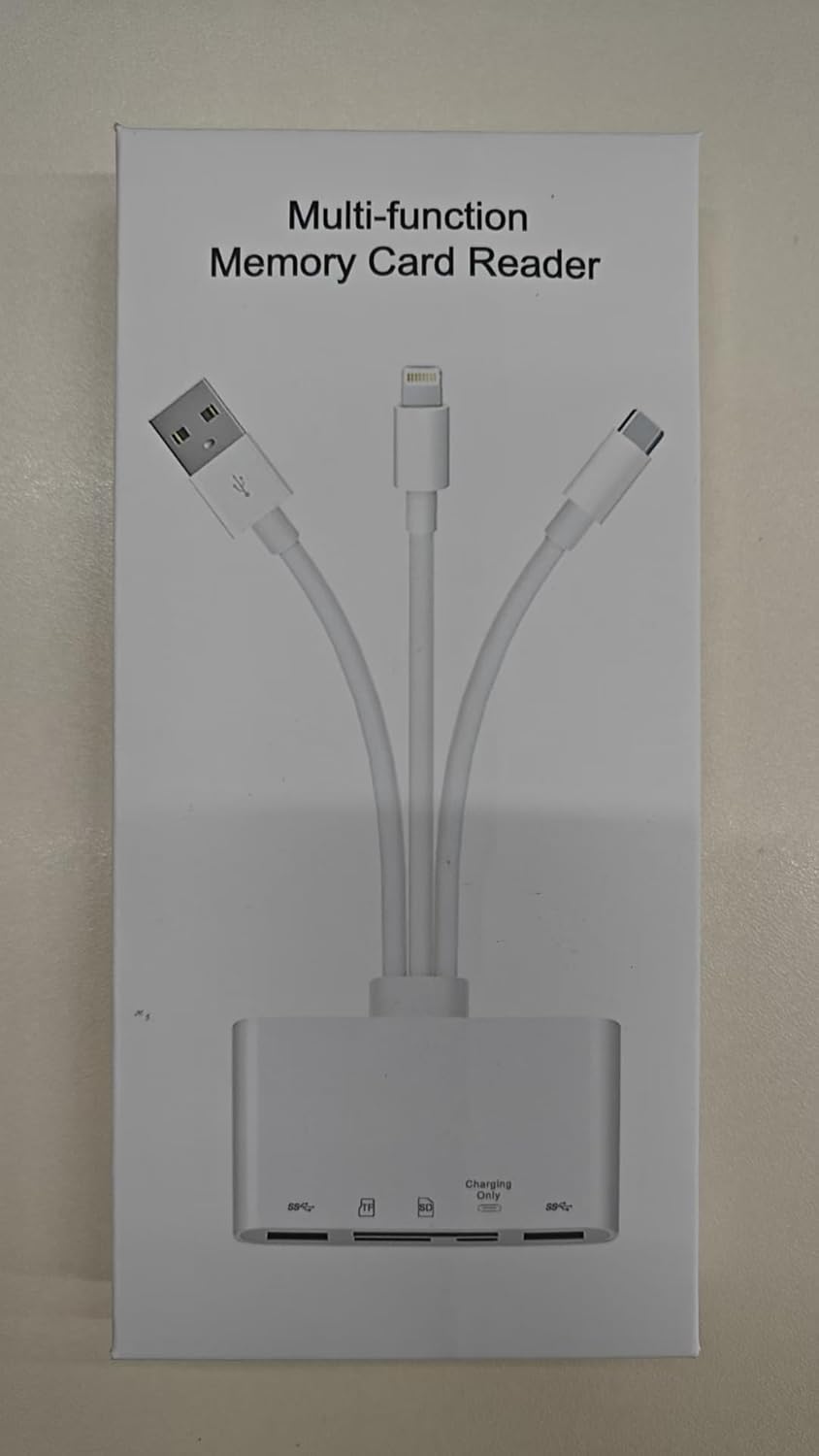 619NtQsj3tL. AC SL1500 5-in-1 Memory Card Reader, USB OTG Adapter & SD Card Reader for i-Phone/i-Pad, USB C and USB A Devices with Micro SD & SD Card Slots, Supports SD/Micro SD/SDHC/SDXC/MMC Edu Expertise Hub Tablets & E-Readers