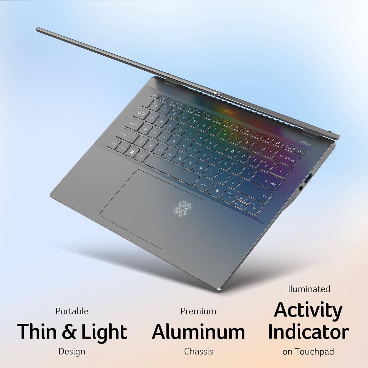 61m2tRVaeCL. AC SL1250 Acer Swift 14 AI Copilot+ PC | 14.5" 2.5K 120Hz Display | Unlock AI Experiences | Snapdragon X Plus 10-Core Processor | 16GB LPDDR5X | 1TB Gen 4 SSD | Wi-Fi 7 | Windows 11 Home | SF14-11-X128 Edu Expertise Hub Web Development & Design laptops desktops