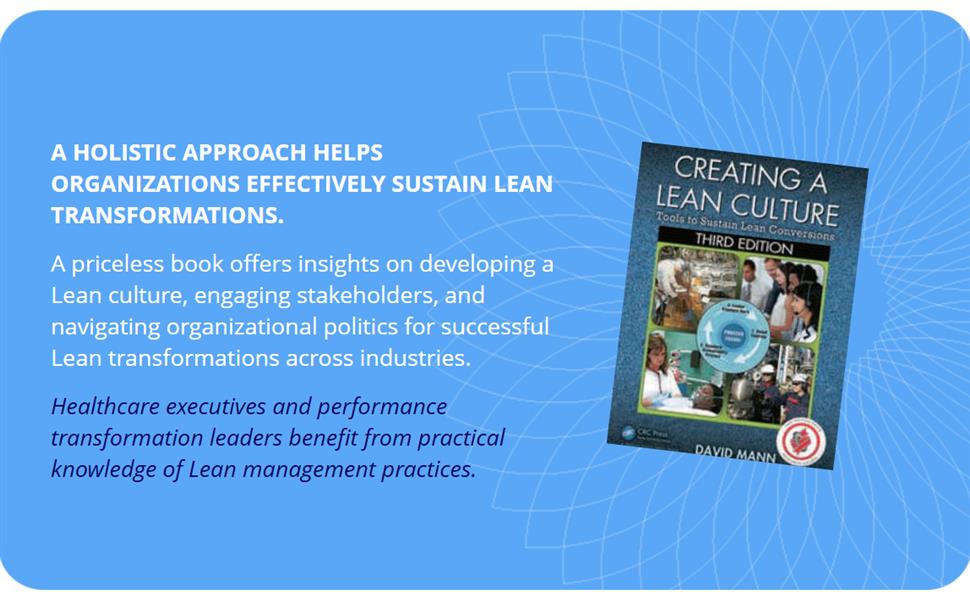 Blurb and description for Creating a Lean Culture