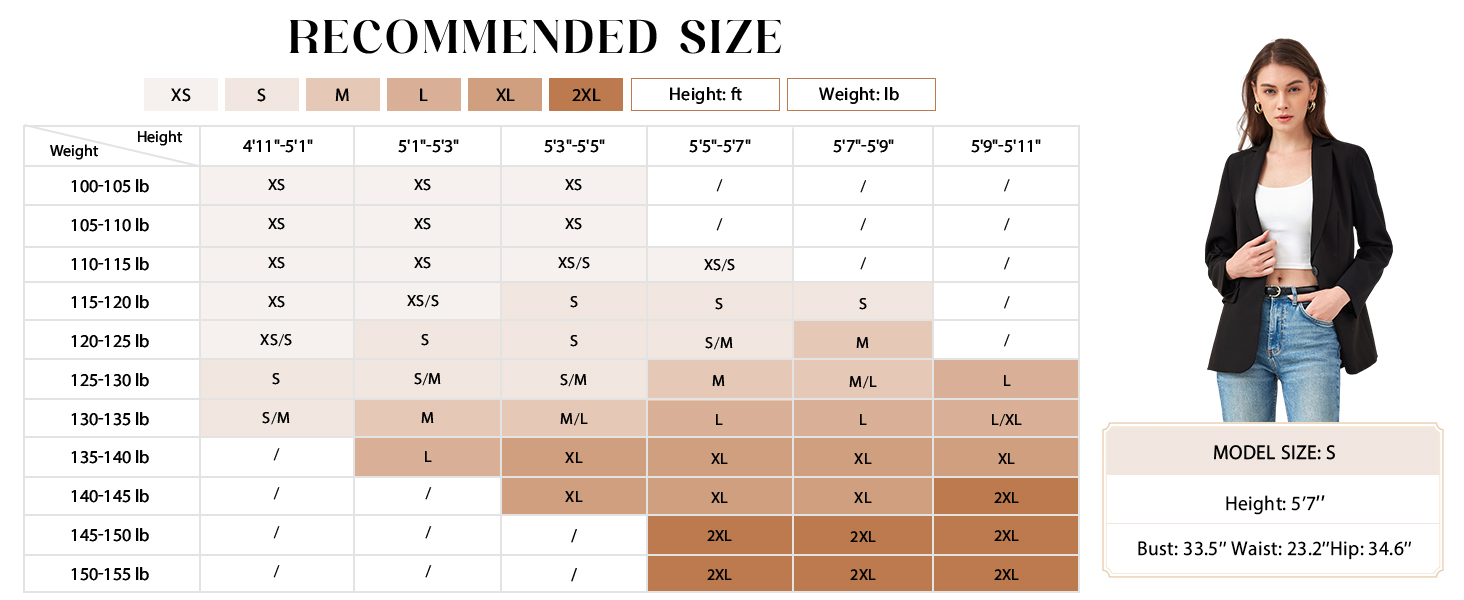 2024 womens casual work blazers open front suit jackets