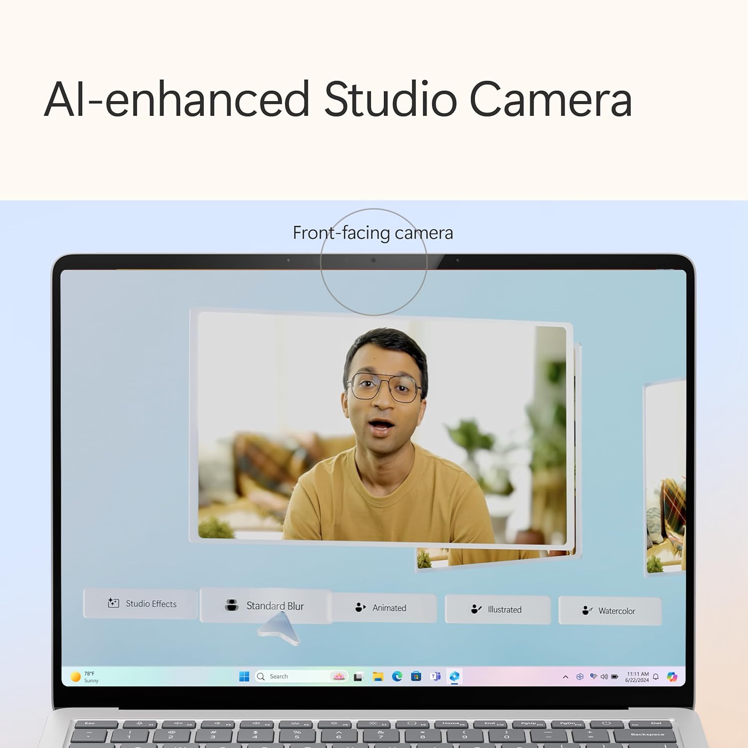 71 3AVR5PsL. AC SL1500 Microsoft Surface Laptop (2024), Windows 11 Copilot+ PC, 13.8" Touchscreen Display, Snapdragon X Elite (12 core), 16GB RAM, 512GB SSD Storage, Platinum Edu Expertise Hub Web Development & Design laptops desktops