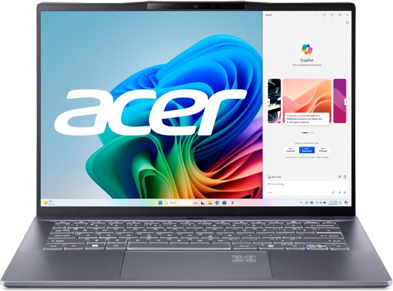 714fQRug1L. AC SL1500 Acer Swift 14 AI Copilot+ PC | 14.5" 2.5K 120Hz Display | Unlock AI Experiences | Snapdragon X Plus 10-Core Processor | 16GB LPDDR5X | 1TB Gen 4 SSD | Wi-Fi 7 | Windows 11 Home | SF14-11-X128 Edu Expertise Hub Web Development & Design laptops desktops