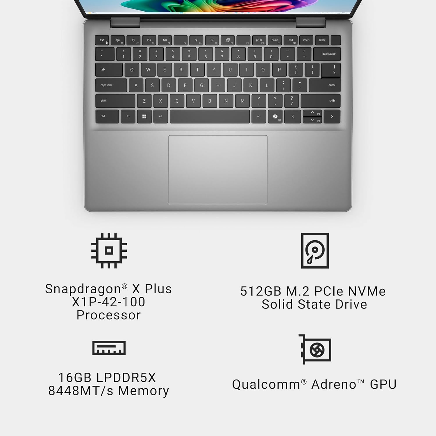 71AzD3K5VkL. AC SL1500 Dell Inspiron 5441 Laptop - 14-inch FHD+ (1920x1200) Display, Snapdragon X Plus - X1P-42-100 Processor, 16GB LPDDR5X RAM, 512GB SSD, Qualcomm Adreno, Windows 11 Home, Onsite Service - Titan Gray Edu Expertise Hub Web Development & Design laptops desktops
