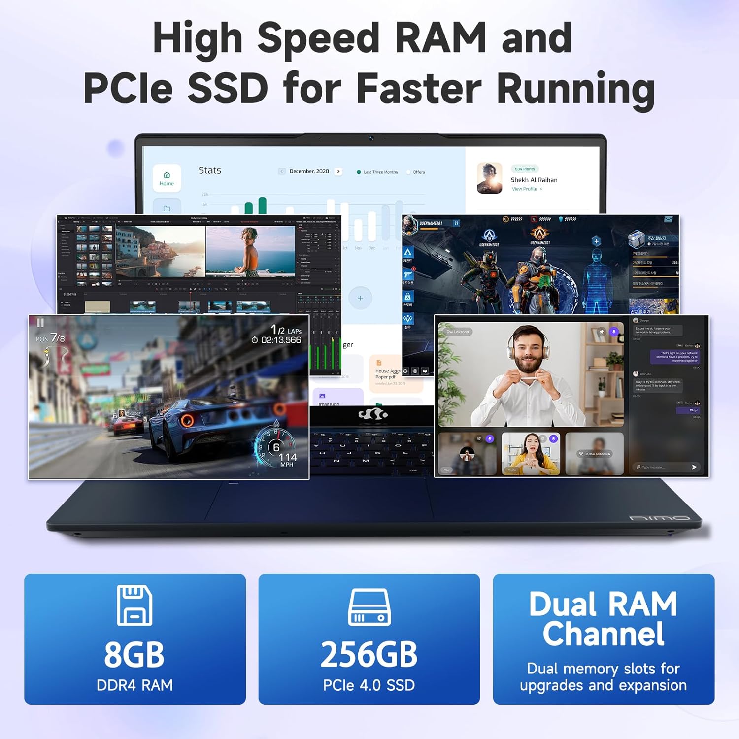 71OiCh58CFL. AC SL1500 NIMO 15.6" IPS FHD-Business-Laptop, Intel 6 Core i3-1215U 8GB RAM 256GB SSD (Beat i5-1135G7, Up to 4.4GHz) Computer with Backlit Keyboard Fingerprint 65W Type C Wi-Fi 6 Numpad Win 11 Edu Expertise Hub Web Development & Design laptops desktops