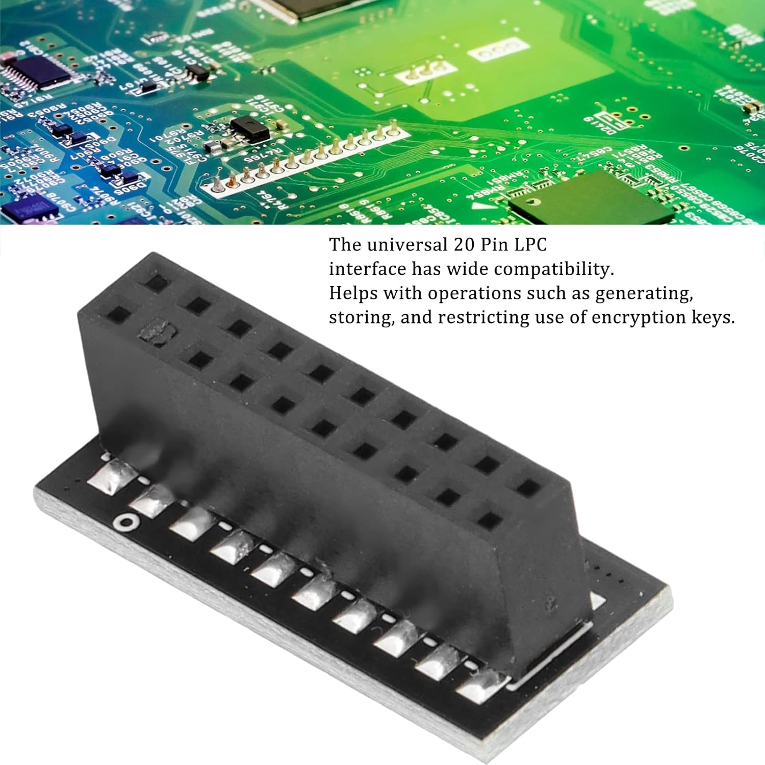 71QFCyaQRyL. SL1500 TPM 2.0 Module, TPM2.0 Remote Card LPC Interface 20Pin TPM2.0 Remote Card Encryption Security Board Electronic Components Edu Expertise Hub Security & Encryption