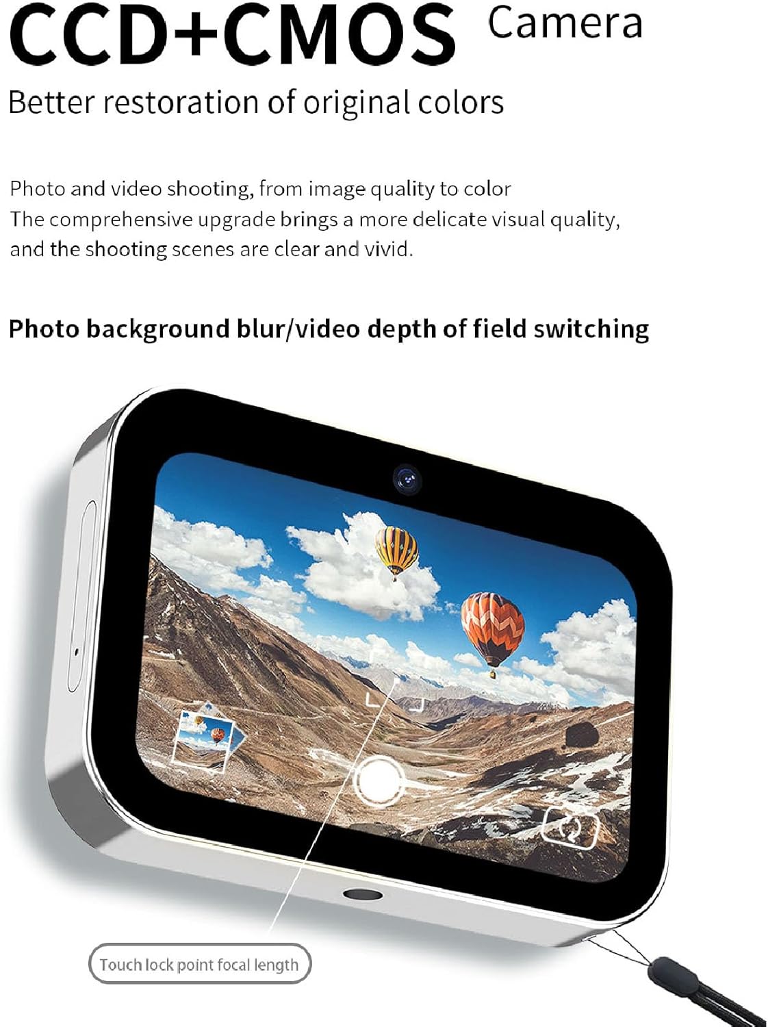 71gIiIbthjL. AC SL1500 64MP 4K Digital Camera, D6 3in Digital Point and Shoot Camera for Photography and Video, Built in Flash, Music Player, Voice Recorder, Alarm Clock, OTG Connection Edu Expertise Hub Digital Audio Video & Photography