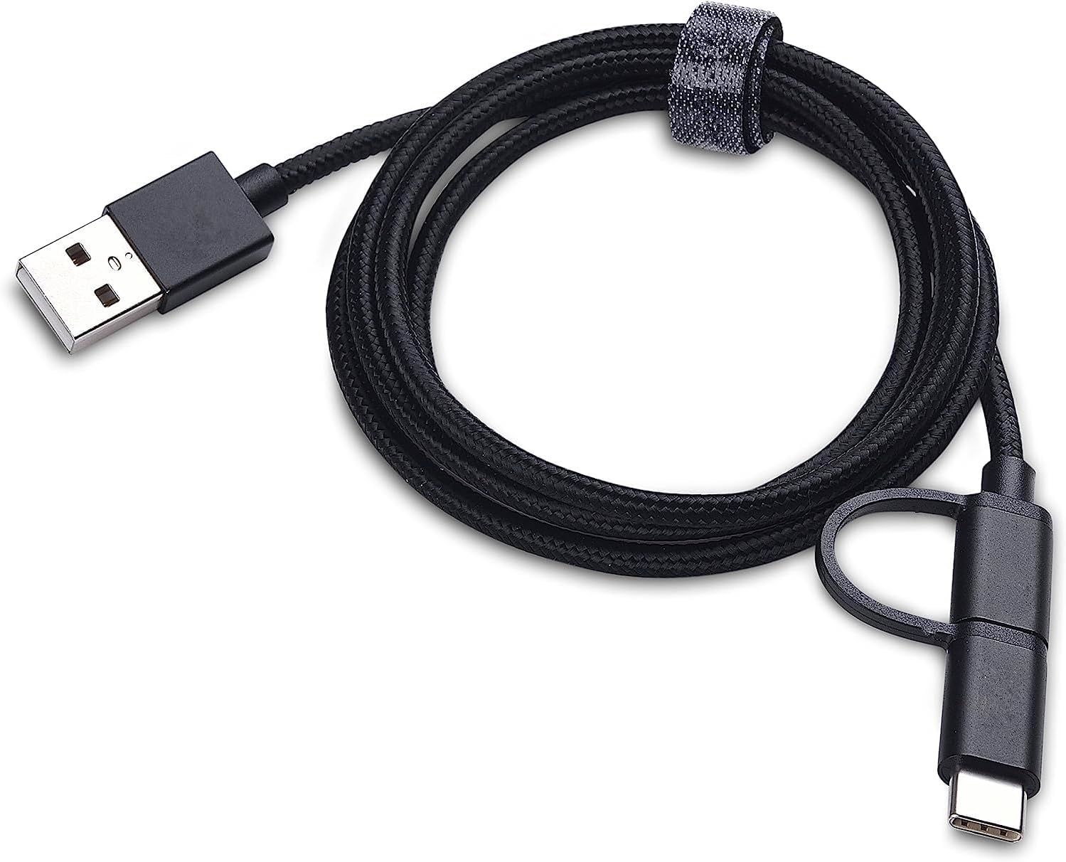 UL Listed Fast Charger for Old and New Kindle Fire Tablets (Designed for use with All Fire Tablets and All Kindle E-Readers)-6.6Ft USB to Micro-USB and USB-C 2IN1 Braided Cable Edu Expertise Hub Tablets & E-Readers