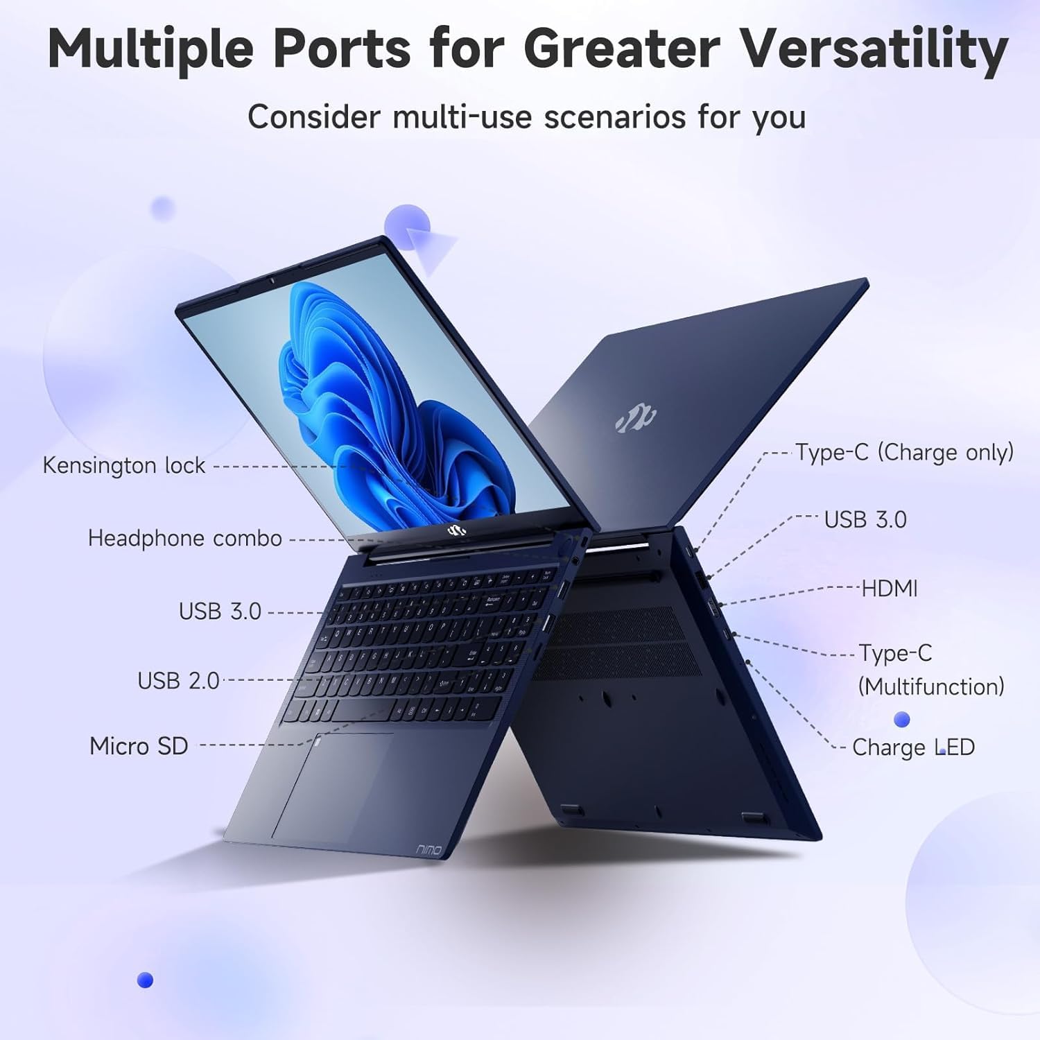 71pXHYA9CfL. AC SL1500 NIMO 15.6" IPS FHD-Business-Laptop, Intel 6 Core i3-1215U 8GB RAM 256GB SSD (Beat i5-1135G7, Up to 4.4GHz) Computer with Backlit Keyboard Fingerprint 65W Type C Wi-Fi 6 Numpad Win 11 Edu Expertise Hub Web Development & Design laptops desktops
