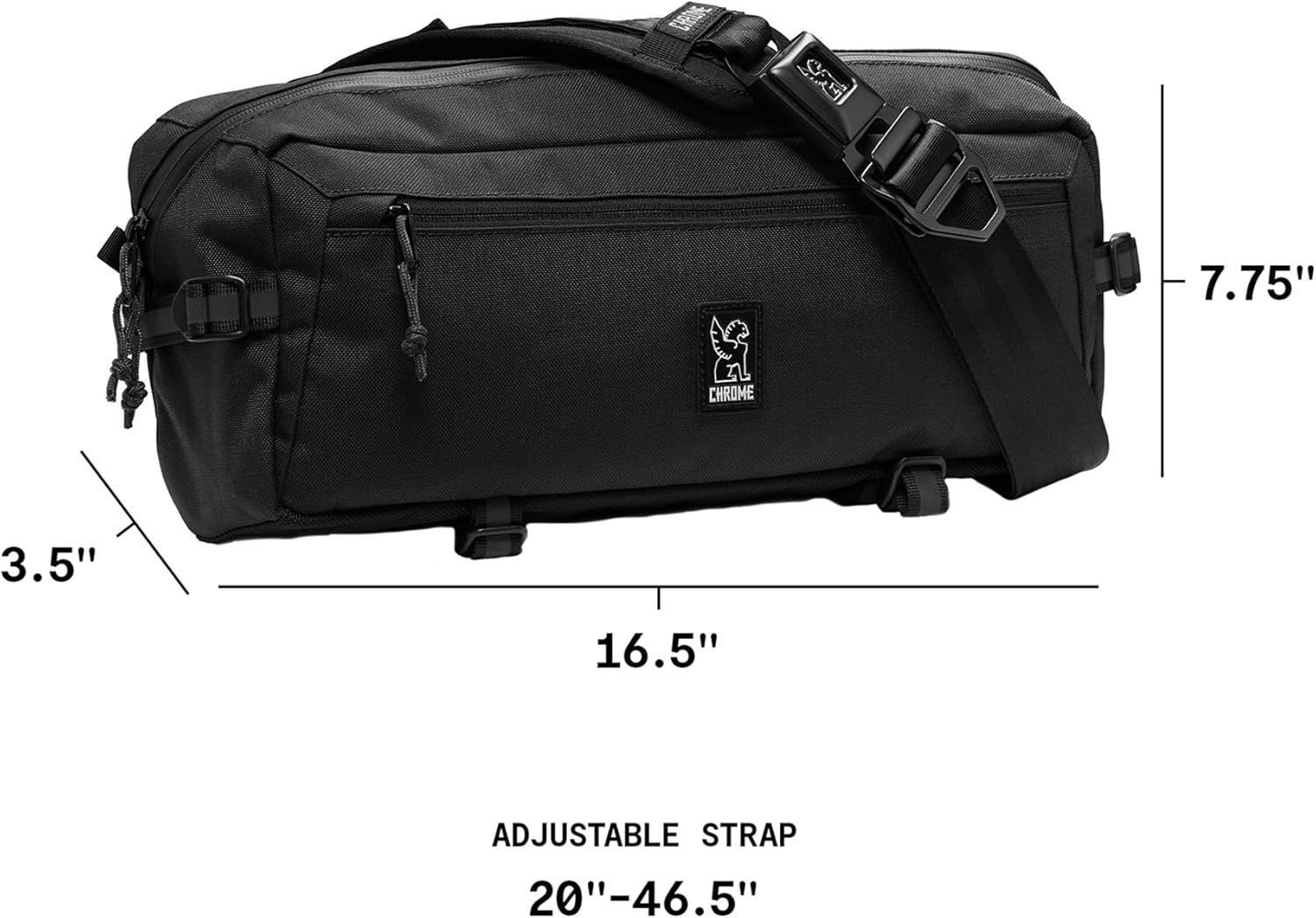 71paqOHYtNL. AC SL1500 Chrome Industries Kadet Sling Messenger Bag – Crossbody Backpack for Women and Men w/Quick Release Buckle Edu Expertise Hub Industries